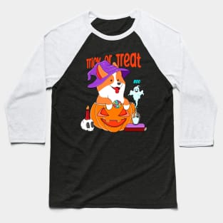 Corgi Halloween Baseball T-Shirt